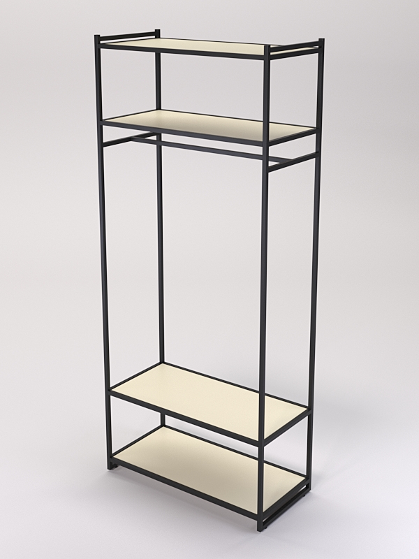 Стеллаж Стронг №148 в стиле ЛОФТ, Крем Вайс