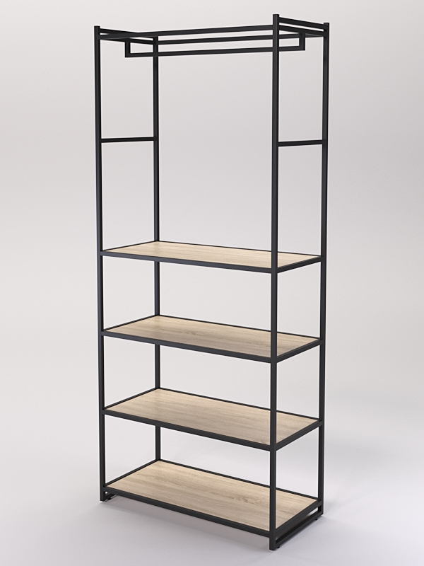 Стеллаж Стронг №149 в стиле ЛОФТ, Дуб Сонома