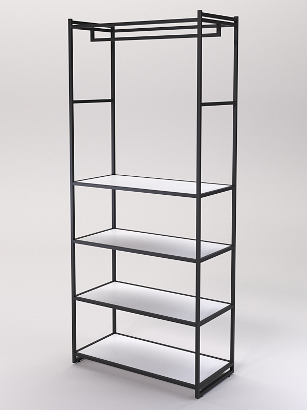 Стеллаж Стронг №149 в стиле ЛОФТ, Белый