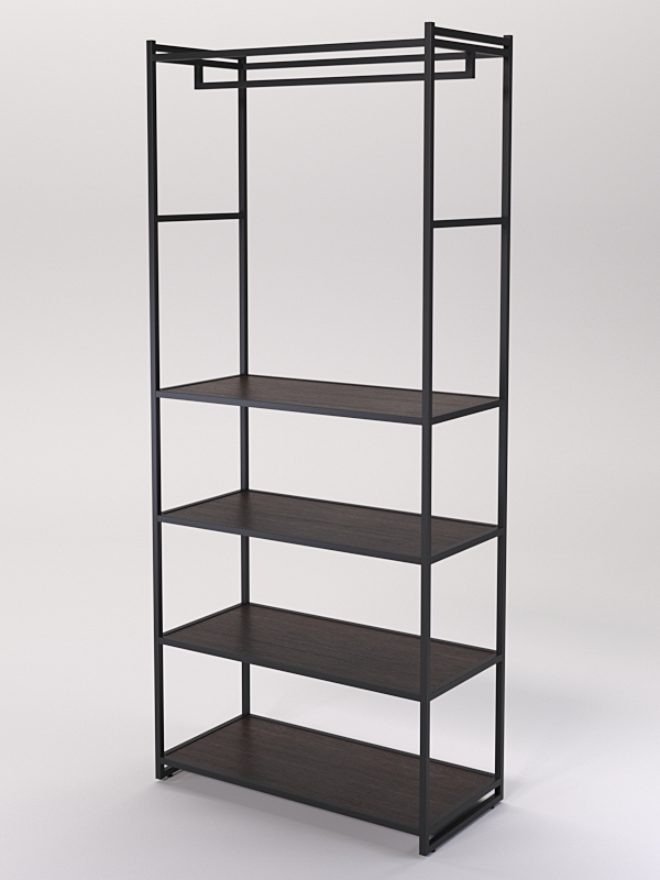 Стеллаж Стронг №149 в стиле ЛОФТ, Дуб Венге