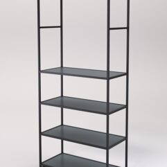 Стеллаж Стронг №149 в стиле ЛОФТ, Темно-Серый