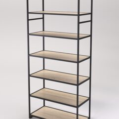 Стеллаж Стронг №150 в стиле ЛОФТ, Дуб Сонома