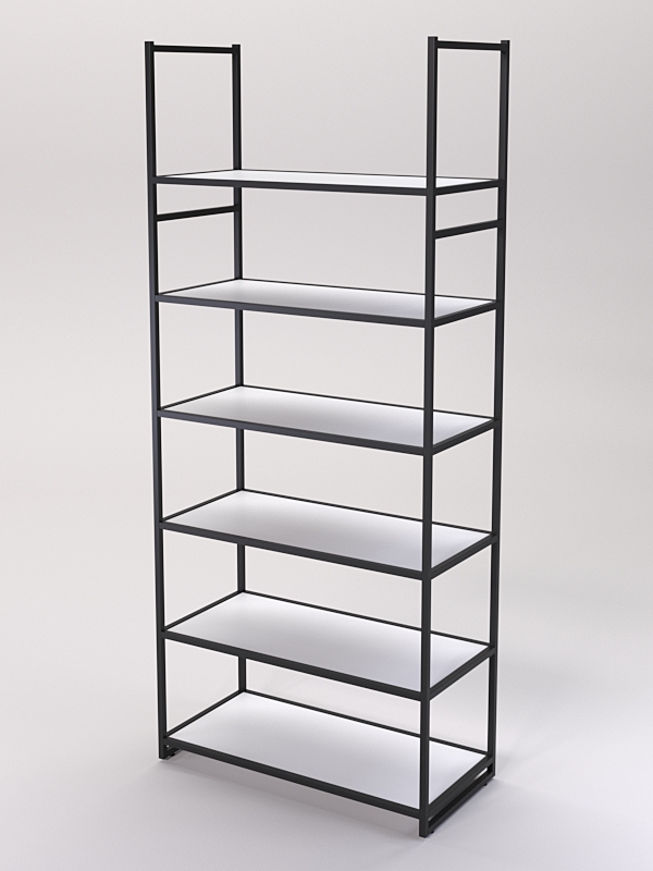 Стеллаж Стронг №150 в стиле ЛОФТ, Белый