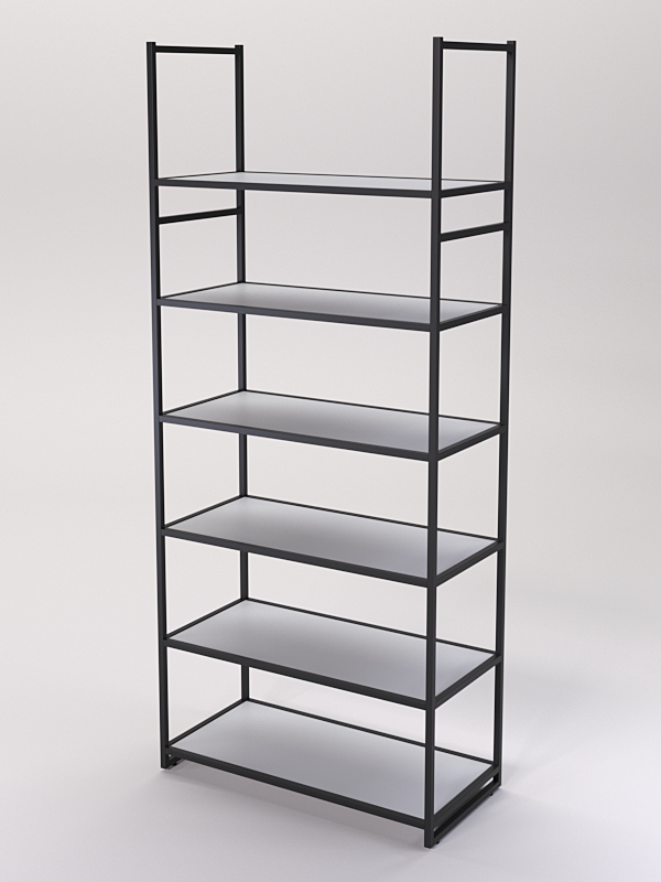 Стеллаж Стронг №150 в стиле ЛОФТ, Серый