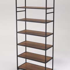 Стеллаж Стронг №150 в стиле ЛОФТ, Орех