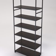 Стеллаж Стронг №151 в стиле ЛОФТ, Дуб Венге