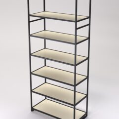 Стеллаж Стронг №151 в стиле ЛОФТ, Крем Вайс