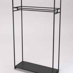 Стеллаж Стронг №154 в стиле ЛОФТ, Черный