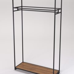 Стеллаж Стронг №154 в стиле ЛОФТ, Орех