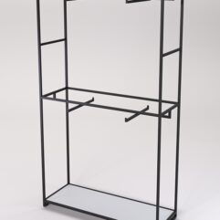 Стеллаж Стронг №156 в стиле ЛОФТ, Серый