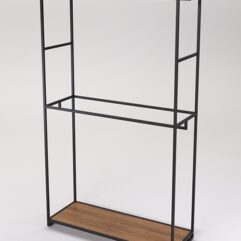 Стеллаж Стронг №158 в стиле ЛОФТ, Орех