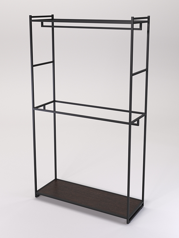 Стеллаж Стронг №158 в стиле ЛОФТ, Дуб Венге