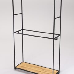 Стеллаж Стронг №158 в стиле ЛОФТ, Дуб Золотистый