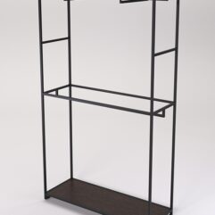 Стеллаж Стронг №160 в стиле ЛОФТ, Дуб Венге