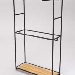 Стеллаж Стронг №160 в стиле ЛОФТ, Дуб Золотистый