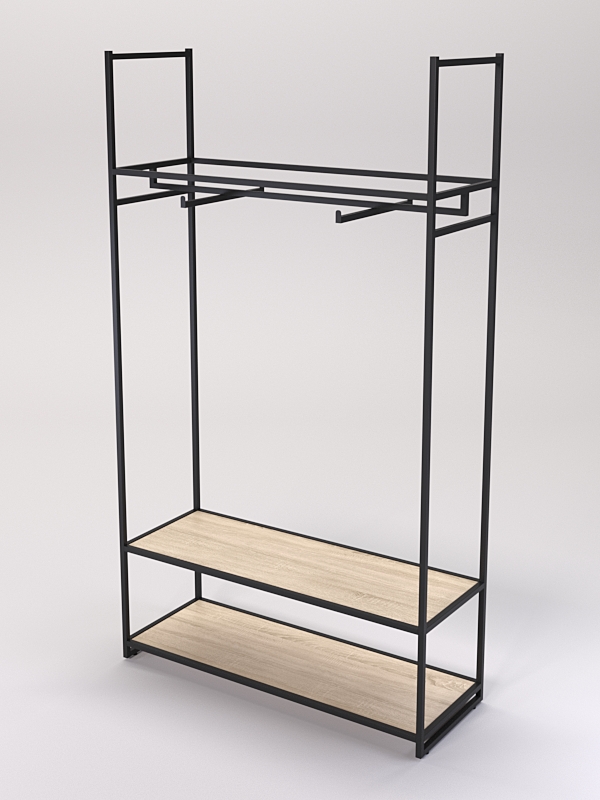 Стеллаж Стронг №162 в стиле ЛОФТ, Дуб Сонома