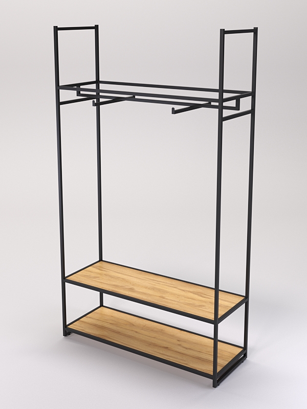 Стеллаж Стронг №162 в стиле ЛОФТ, Дуб Золотистый