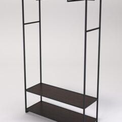 Стеллаж Стронг №166 в стиле ЛОФТ, Дуб Венге