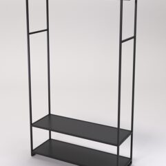 Стеллаж Стронг №168 в стиле ЛОФТ, Черный