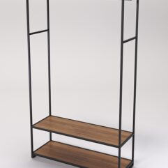 Стеллаж Стронг №168 в стиле ЛОФТ, Орех