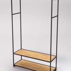 Стеллаж Стронг №168 в стиле ЛОФТ, Дуб Золотистый