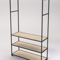 Стеллаж Стронг №172 в стиле ЛОФТ, Дуб Сонома