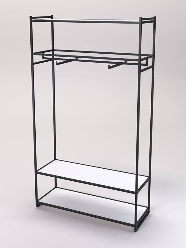 Стеллаж Стронг №174 в стиле ЛОФТ, Белый