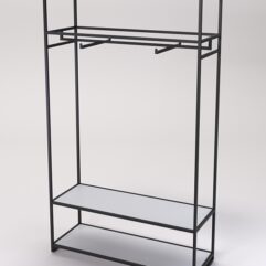 Стеллаж Стронг №174 в стиле ЛОФТ, Серый