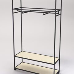 Стеллаж Стронг №174 в стиле ЛОФТ, Крем Вайс