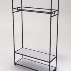 Стеллаж Стронг №176 в стиле ЛОФТ, Серый