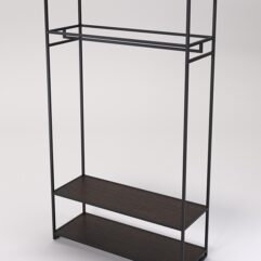 Стеллаж Стронг №176 в стиле ЛОФТ, Дуб Венге