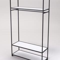 Стеллаж Стронг №178 в стиле ЛОФТ, Белый