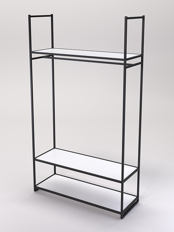 Стеллаж Стронг №178 в стиле ЛОФТ, Белый