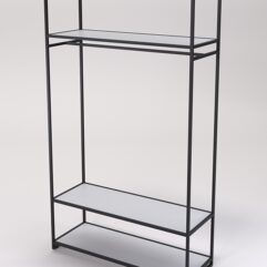 Стеллаж Стронг №178 в стиле ЛОФТ, Серый