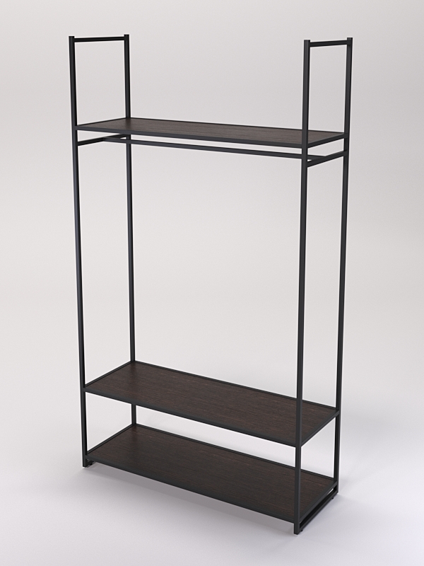 Стеллаж Стронг №178 в стиле ЛОФТ, Дуб Венге