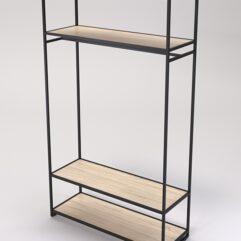 Стеллаж Стронг №180 в стиле ЛОФТ, Дуб Сонома