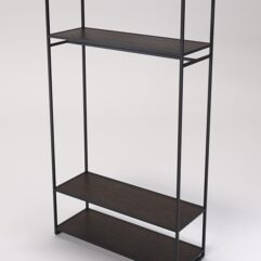 Стеллаж Стронг №180 в стиле ЛОФТ, Дуб Венге