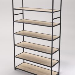 Стеллаж Стронг №186 в стиле ЛОФТ, Дуб Сонома
