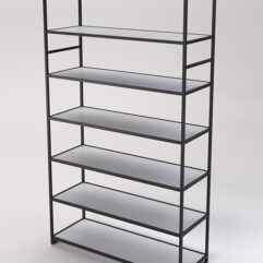 Стеллаж Стронг №186 в стиле ЛОФТ, Серый