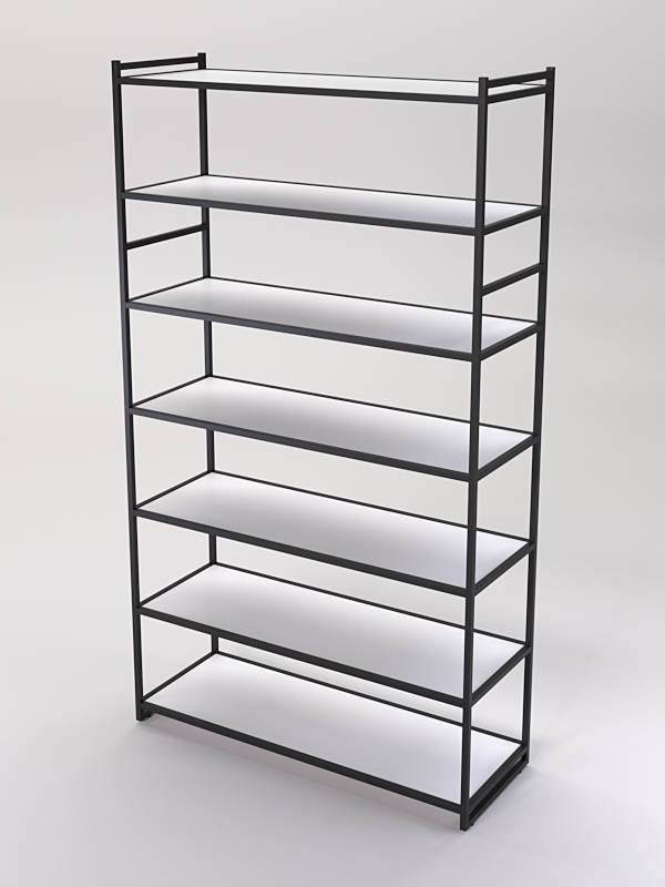 Стеллаж Стронг №188 в стиле ЛОФТ, Белый