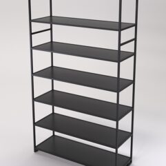 Стеллаж Стронг №188 в стиле ЛОФТ, Черный