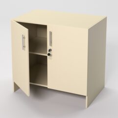 Прилавок ЭКОНОМ №1-ДП (900мм), Крем Вайс