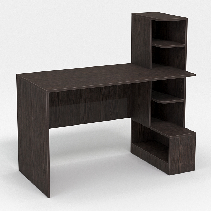 Компьютерный стол письменный №3, Дуб Венге