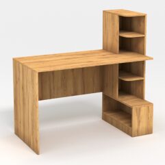 Компьютерный стол письменный №3, Дуб Золотистый