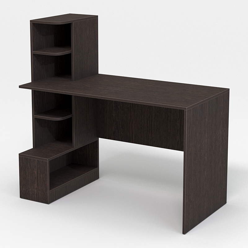 Компьютерный стол письменный №4, Дуб Венге