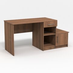 Компьютерный стол письменный №5, Орех
