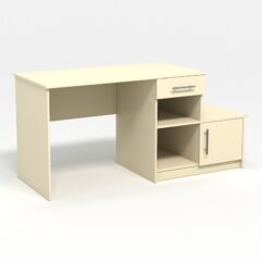 Компьютерный стол письменный №5, Крем Вайс