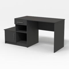 Компьютерный стол письменный №6, Черный