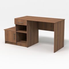 Компьютерный стол письменный №6, Орех