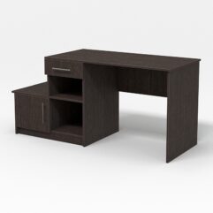 Компьютерный стол письменный №6, Дуб Венге